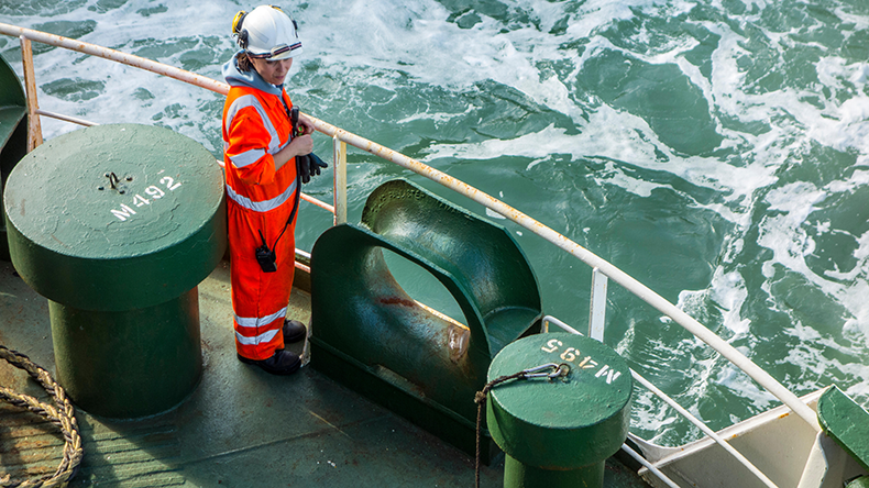 Female seafarer